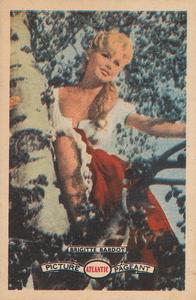 1958 Atlantic Petroleum Picture Pageant Film Stars #15 Brigitte Bardot Front