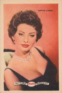 1958 Atlantic Petroleum Picture Pageant Film Stars #21 Sophia Loren Front