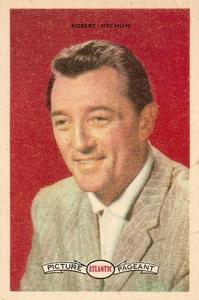 1958 Atlantic Petroleum Picture Pageant Film Stars #22 Robert Mitchum Front