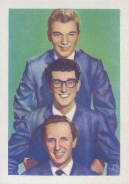 1959 Kane Products Disc Stars #16 Buddy Holly and the Crickets Front