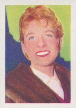 1959 Kane Products Disc Stars #42 Rosemary Squires Front