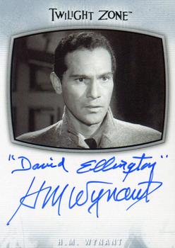 2020 Rittenhouse Twilight Zone Archives - Autographs Inscriptions #AI-17 H.M. Wynant Front