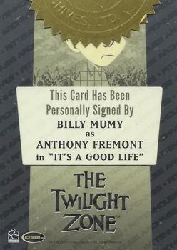 2020 Rittenhouse Twilight Zone Archives - Case Incentives Autographs #PPA1 Bill Mumy Back