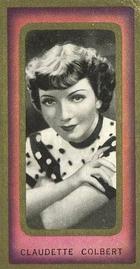1938 Carreras Film Favourites #16 Claudette Colbert Front