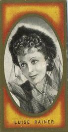 1938 Carreras Film Favourites #42 Luise Rainer Front