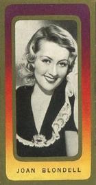 1938 Carreras Film Favourites #48 Joan Blondell Front