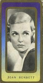1938 Carreras Film Favourites #49 Joan Bennett Front