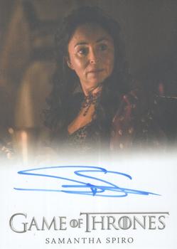 2020 Rittenhouse Game of Thrones The Complete Series - Autographs Full Bleed #NNO Samantha Spiro Front