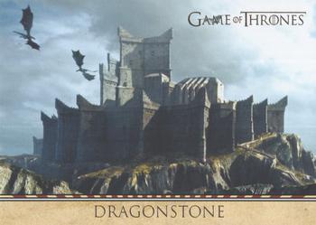 2020 Rittenhouse Game of Thrones The Complete Series - Maps of the Realm #M8 Dragonstone Front
