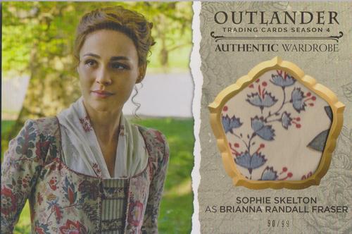 2020 Cryptozoic Outlander Season 4 - Wardrobe Oversized #OS-M26 Sophie Skelton as Brianna Randall Fraser Front