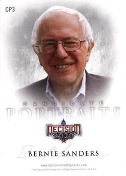 2020 Decision 2020 - Candidate Portraits #CP3 Bernie Sanders Back