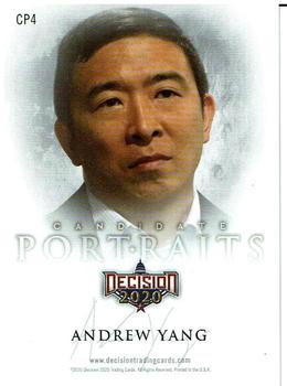 2020 Decision 2020 - Candidate Portraits #CP4 Andrew Yang Back