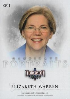 2020 Decision 2020 - Candidate Portraits #CP11 Elizabeth Warren Back