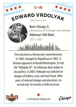2020 Decision 2020 - Chicago Politics #C18 Edward Vrdolyak Back