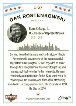 2020 Decision 2020 - Chicago Politics #C27 Dan Rostenkowski Back