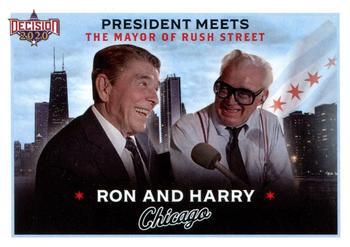 2020 Decision 2020 - Chicago Politics #SP1 Ronald Reagan / Harry Caray Front