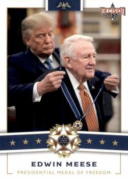 2020 Decision 2020 - Presidential Medal of Freedom #PMOF-12 Edwin Meese Front