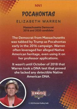 2020 Decision 2020 - Trump Nicknames #NN1 Elizabeth Warren Back