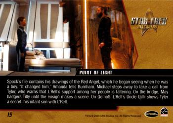 2020 Rittenhouse Star Trek Discovery Season Two #15 Point of Light Back
