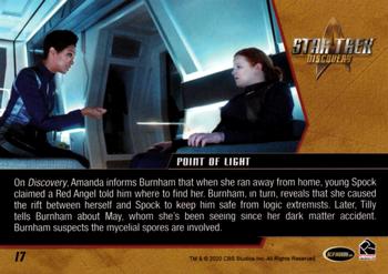2020 Rittenhouse Star Trek Discovery Season Two #17 Point of Light Back