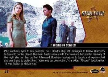 2020 Rittenhouse Star Trek Discovery Season Two #47 If Memory Serves Back