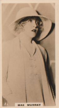 1925 Lambert & Butler Popular Film Stars #1 Mae Murray Front