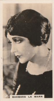 1925 Lambert & Butler Popular Film Stars #2 Barbara LaMarr Front