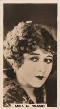 1925 Lambert & Butler Popular Film Stars #9 Anna Nilsson Front