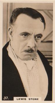 1925 Lambert & Butler Popular Film Stars #37 Lewis Stone Front