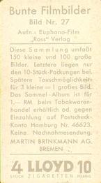 1936 Bunte Filmbilder #27 Walther Rilla Back