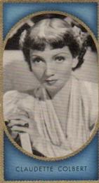 1936 Bunte Filmbilder #33 Claudette Colbert Front