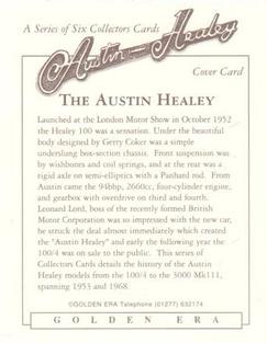 1995 Golden Era Austin Healey #NNO Cover Card Back