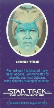 1979 Weetabix Star Trek: The Motion Picture #NNO Androrian Woman Back
