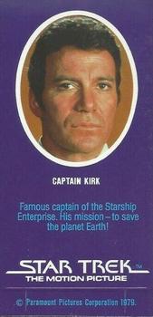 1979 Weetabix Star Trek: The Motion Picture #NNO Captain Kirk Back