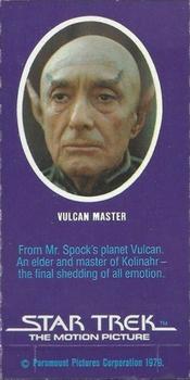 1979 Weetabix Star Trek: The Motion Picture #NNO Vulcan Master Back