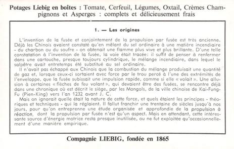1956 Liebig La propulsion a reaction (Jet Propulsion and Reaction) (French Text) (F1652, S1653) #1 Les origines Back