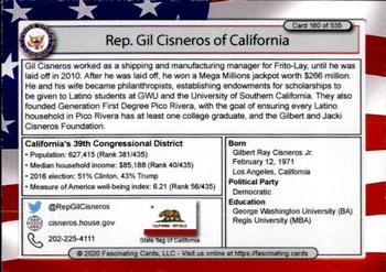 2020 Fascinating Cards United States Congress #160 Gil Cisneros Back
