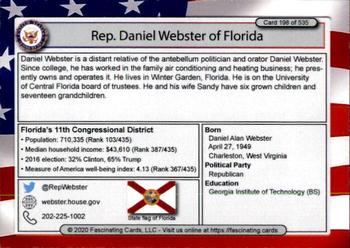 2020 Fascinating Cards United States Congress #198 Daniel Webster Back