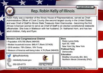 2020 Fascinating Cards United States Congress #234 Robin Kelly Back