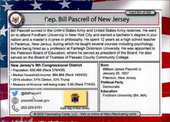 2020 Fascinating Cards United States Congress #351 Bill Pascrell Back