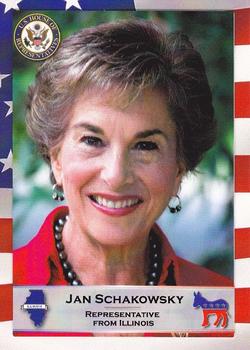 2020 Fascinating Cards United States Congress - Hologram Stickered #241 Jan Schakowsky Front