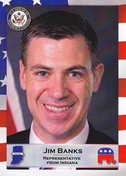 2020 Fascinating Cards United States Congress - Hologram Stickered #253 Jim Banks Front
