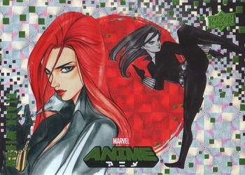 2020 Upper Deck Marvel Anime - Hyper Mosaic #6 Black Widow Front