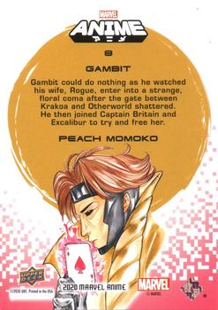 2020 Upper Deck Marvel Anime - Hyper Mosaic #8 Gambit Back