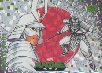 2020 Upper Deck Marvel Anime - Hyper Mosaic #12 Silver Samurai Front