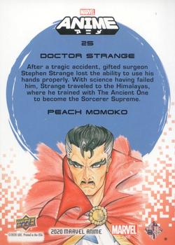2020 Upper Deck Marvel Anime - Hyper Mosaic #25 Doctor Strange Back
