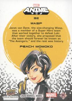 2020 Upper Deck Marvel Anime - Hyper Mosaic #32 Wasp Back