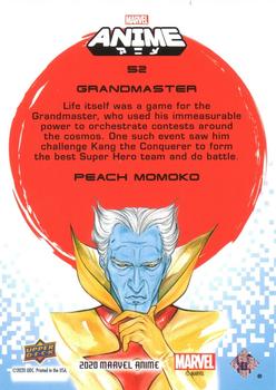 2020 Upper Deck Marvel Anime - Hyper Mosaic #52 Grandmaster Back
