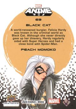 2020 Upper Deck Marvel Anime - Hyper Mosaic #69 Black Cat Back