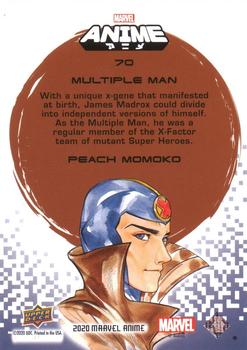 2020 Upper Deck Marvel Anime - Hyper Mosaic #70 Multiple Man Back